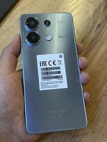 зарядное устройство: Redmi, Redmi Note 13, Б/у, 256 ГБ, цвет - Серебристый, 2 SIM — 3
