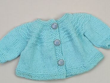 błękitny sweterek: Кардиган, Для новонароджених, стан - Задовільний