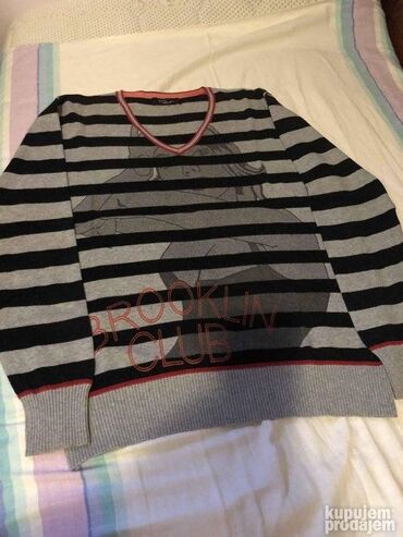 Duksevi: Jako kvalitetan Zara džemper, kao nov, L veličina, 100% cotton, sive — 12