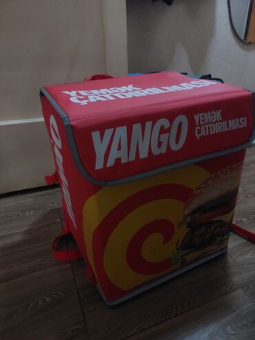 Kuryer çantaları: Yango çatdırılma xidməti üçün nəzərdə tutulmuş termobaq. 25 manata