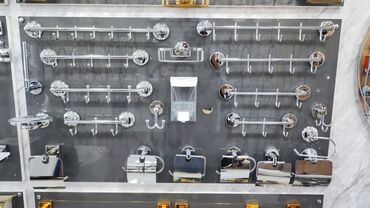 Mətbəx çanaqları: Bu dəstə hamam otağı üçün nəzərdə tutulmuş müxtəlif aksesuarlar