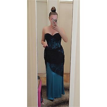 exit denim: Elegantna večernja haljina bez bretela u sirena kroju. Osnova je — 3