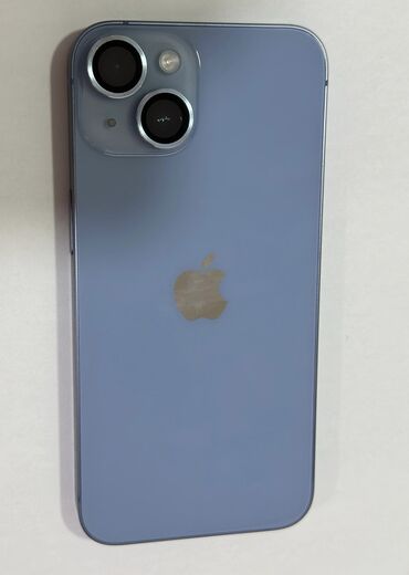 ayfon 2 ci əl ideal vəziyyətdə: IPhone 14, 128 GB, Mavi, Simsiz şarj, Face ID