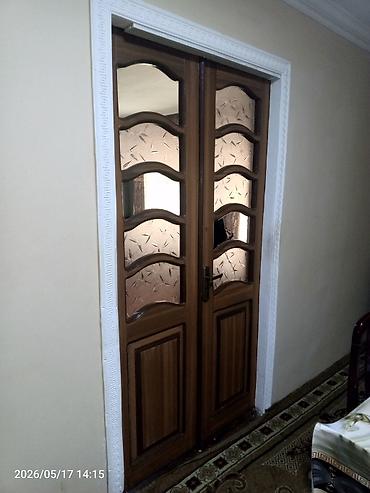plastik qapilar islenmis: İkili daxili qapı - Material: təbii ağac (laminasiyalı görünüş) — 1