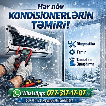 gence hava limani: Kondisioner xidmətləri – diaqnostika, təmir, təmizləmə və quraşdırma — 2