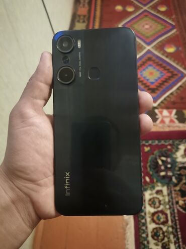 telefon kredit: Infinix Hot 12 Pro, 128 ГБ, цвет - Черный, Сенсорный