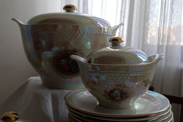 Nahar dəstləri və servizlər: Nahar dəsti, Farfor, Madonna, 38 nəfərlik, Almaniya — 5