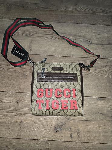 kipling monkey: Классическая сумка, Gucci, Материал: Комбинированный материал, Регулируемый ремень, Унисекс, Новый — 1