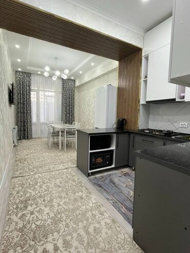 строка кг продажа квартир: 2 бөлмө, 80 кв. м, Элитка, 1 кабат, Евроремонт