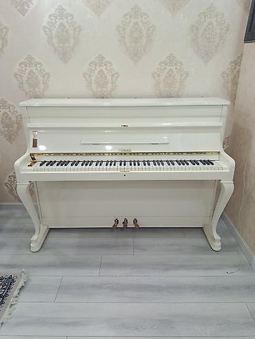 Музыкальные инструменты: Weinbach upright pianino – ağ parlaq korpus, klassik dizayn — 3