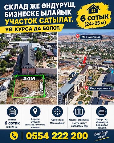 Жер тилкелерин сатуу: 6 соток, Курулуш — 1