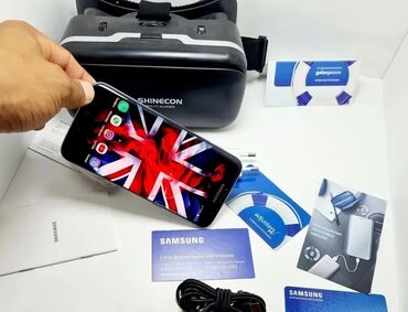 комп игры: Samsung Galaxy S7 Edge Duos, Колдонулган, 128 ГБ, түсү - Кара, 1 SIM, 2 SIM, eSIM