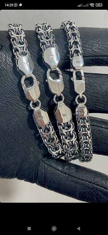 Серебряные цепочки: Цепочка, Проба 925, Мужские, Новый — 5