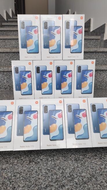 note 11 qiyməti: Xiaomi Redmi Note 11S | 128 GB | rəng - Qara 
 | Zəmanət, Sensor, Barmaq izi