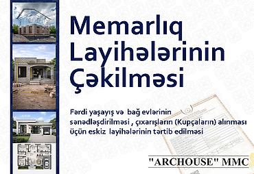 televizor temiri: Memarlıq layihələrinin çəkilməsi və sənədləşdirilməsi xidməti - Fərdi — 1