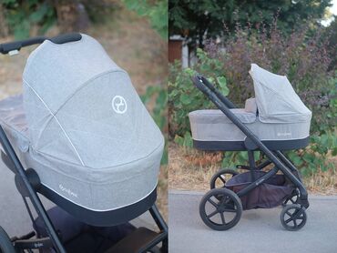 Kolica za bebe: Cybex Balios S 2u1 siva/grey kolica - kolevka+sportsko Crni ram + — 15