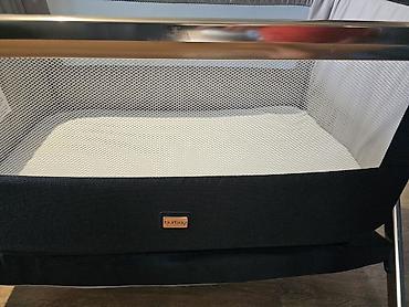 Beşiklər: Burbay yan-yana beşik (co-sleeper) - Körpə üçün təhlükəsiz yan mesh — 1