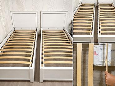 90: Комплект из двух односпальных кроватей Camilla 90×200 — 10 000 сом за — 1