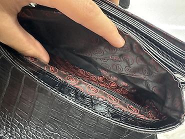 leather country: Мужская кожаная барсетка + кошелёк в комплекте - Материал: фактурная — 1
