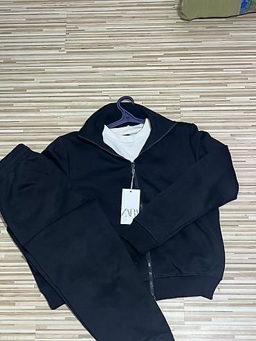 дешевые: Спортивный костюм ZARA, черный цвет. ОСТАЛИСЬ ПОСЛЕДНИЕ РАЗМЕРЫ — 4