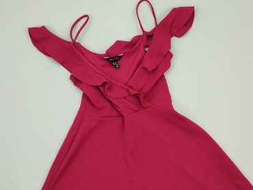 sukienki czerwone rozkloszowane: Dress, M (EU 38), New Look, condition - Very good