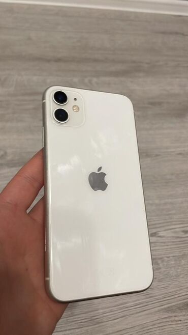 фотоаппарат кенон: IPhone 11, Колдонулган, 128 ГБ, Ак