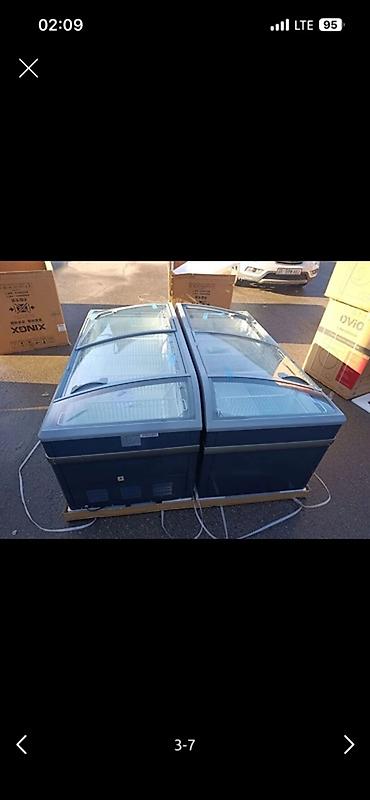 Морозильные шкафы, лари: Ларь‑витрина морозильная для магазинов и супермаркетов. Описание: - — 8