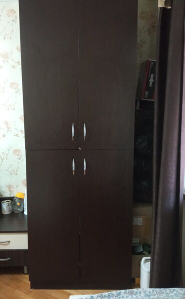 шкаф для одежды: Yataq otağı üçün hündür dördqapılı şkaf. Hündürlüyü - 2.20m (220sm)