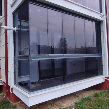 Balkonlar: 🔹 Kitab (qatlanan) Cam Balkon 🔹 Sürgülü Cam Balkon Sistemləri 🔹 Otaq — 4