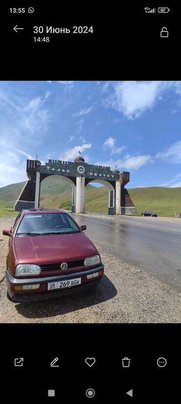 мон блан: Volkswagen Golf: 1991 г., 1.8 л, Механика, Бензин, Хэтчбэк