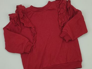 bezowa bluzka z długim rękawem: Sweatshirt, H&M, 2-3 years, 92-98 cm, condition - Good