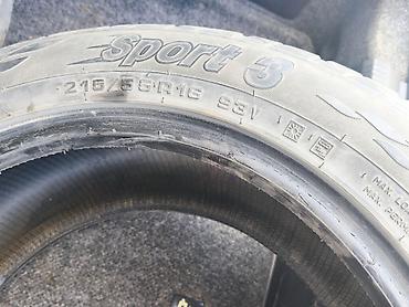 Təkərlər: Continental ikinci el 215/55 R16 93V, “Sport 3” model - Ölçü: 215/55 — 4