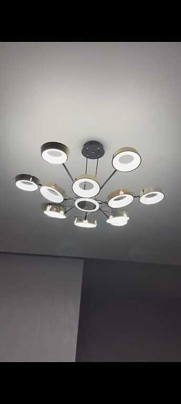 led isiqlar: Led Çılçıraq, 4 və daha çox lampa, Metal — 1