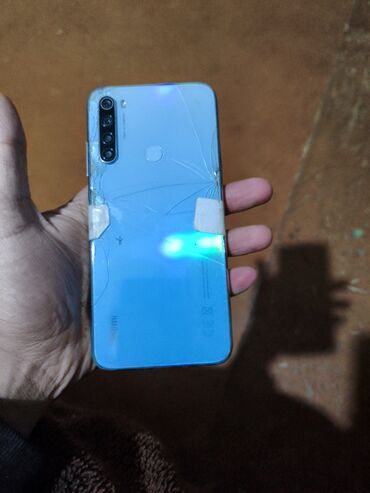 qazli su aparati: Redmi Note 8 (2021), 64 GB, rəng - Göy, Sensor, Barmaq izi, Simsiz şarj