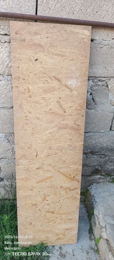 окна во двор книга: OSB taxta lövhə - Material: yönləndirilmiş qırıntılı taxta (OSB) -