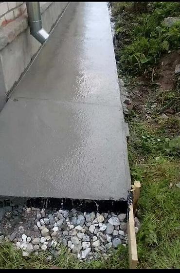 Бетонные работы: Бетонные работы: стяжка, площадки, дворы, гаражи, отмостки фундамент — 5