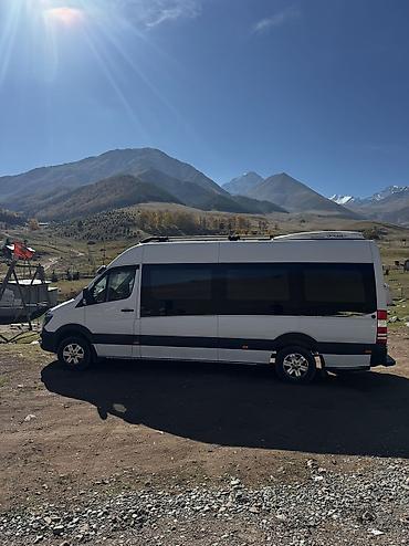 Сдаю бус Mercedes-Benz Sprinter, 19 мест, Почасово at lalafo.kg Сдаю бус Mercedes-Benz Sprinter, 19 мест, Почасово