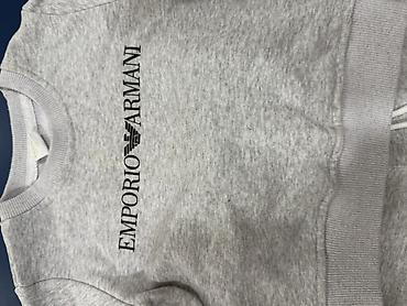 Детская одежда и обувь: Uşaq idman dəsti – boz rəngli sweatshirt və şalvar - Üst: dairəvi — 3