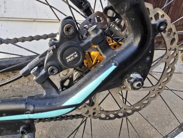 Velosiped ehtiyyat hissələri: MTB disk əyləc sistemi və arxa təkər komplekti - Hidravlik disk — 6