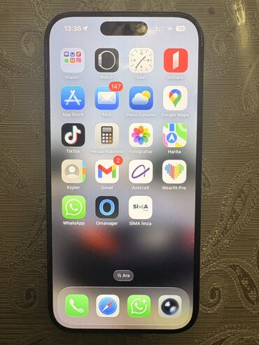 Apple iPhone: IPhone 15 Pro, 128 GB, Blue Titanium, Face ID