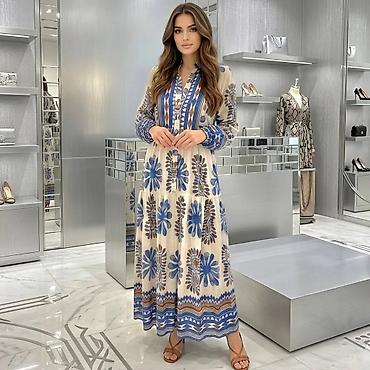 Haljine: Maksi haljina sa floralnim printom - Kroj: duga, lepršava maksi — 10