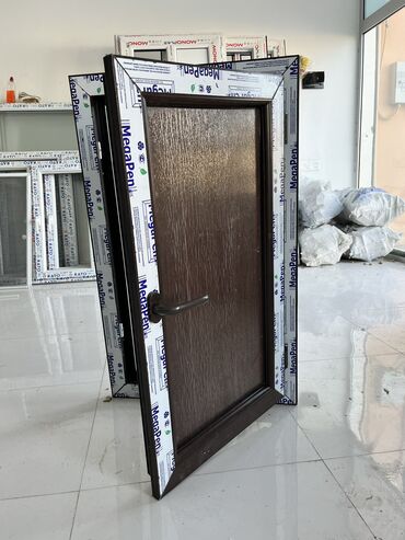 Plastik pəncərələr: Yeni İkiqat şüşə paketi Plastik pəncərə, Еni: 50 sm, Uzunluğu: 100 sm, Pulsuz quraşdırma — 7