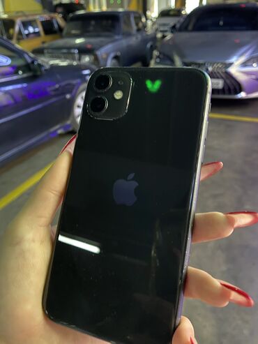 телефон iphone 8: IPhone 11, Колдонулган, 128 ГБ, Space Gray, 72 %