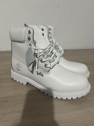 от 46: Мужские ботинки, 46, Timberland, Новый, цвет - Белый, Самовывоз — 1