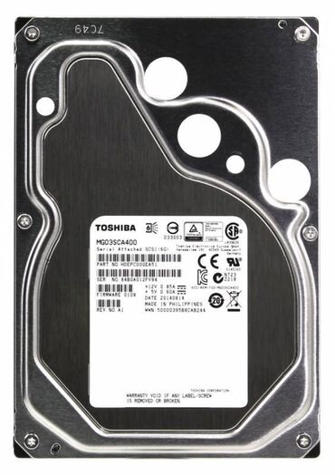 ноутбук toshiba: Серверный диск SAS Toshiba MG03SCA400 4TB 7.2K 64MB Cache SAS 6Gb/s