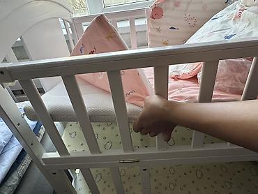 baby brezza: Детская кровать трансформер, Новый, Кровать-стол, цвет - Белый — 7