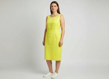 sukienki dla niskich osób sklep: Sukienka damska, rozmiar 3XL