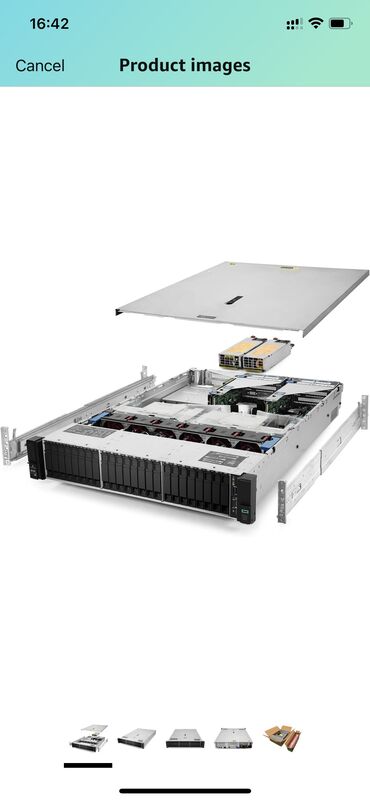 компьютеры настольные: ProLiant HP 380 9 поколение, процессоры x2, Xeon E5-2697v4 2.60Ghz