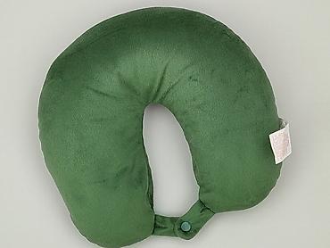 garnki: Poduszka podróżna typu rogal – zielona, unisex - Ergonomiczny kształt — 1