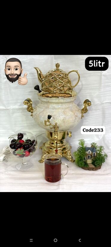 korkmaz samovar: Yeni Elektrik Samovar, 5 l, Ünvandan götürmə, Pulsuz çatdırılma, Ödənişli çatdırılma